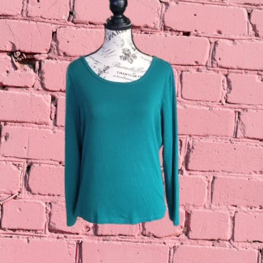 Teal Women's Cozy St. John's Bay Top